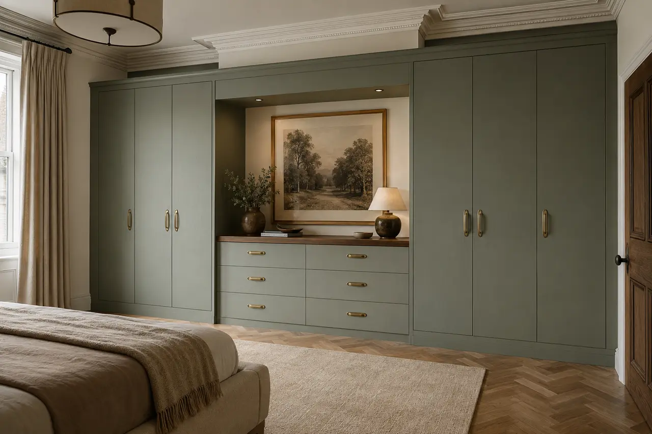 Reed Green fitted wardrobes